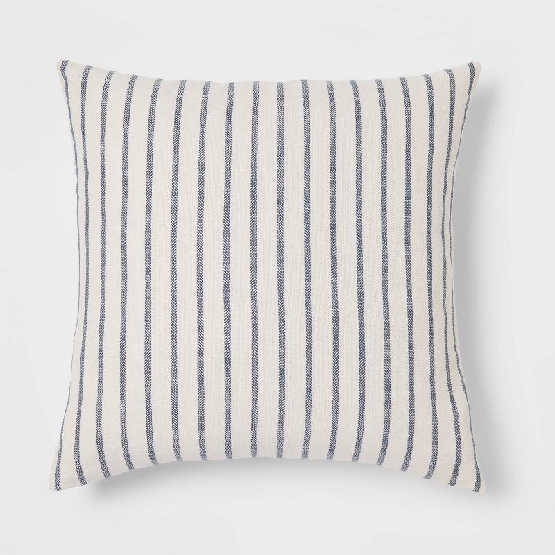 Oversized Cotton Striped Square Throw Pillow - Threshold™ | Target