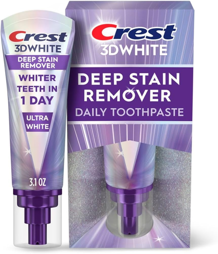 Crest 3DWhite Brilliance Deep Stain Remover Ultra White Toothpaste - 3.1oz | Amazon (US)