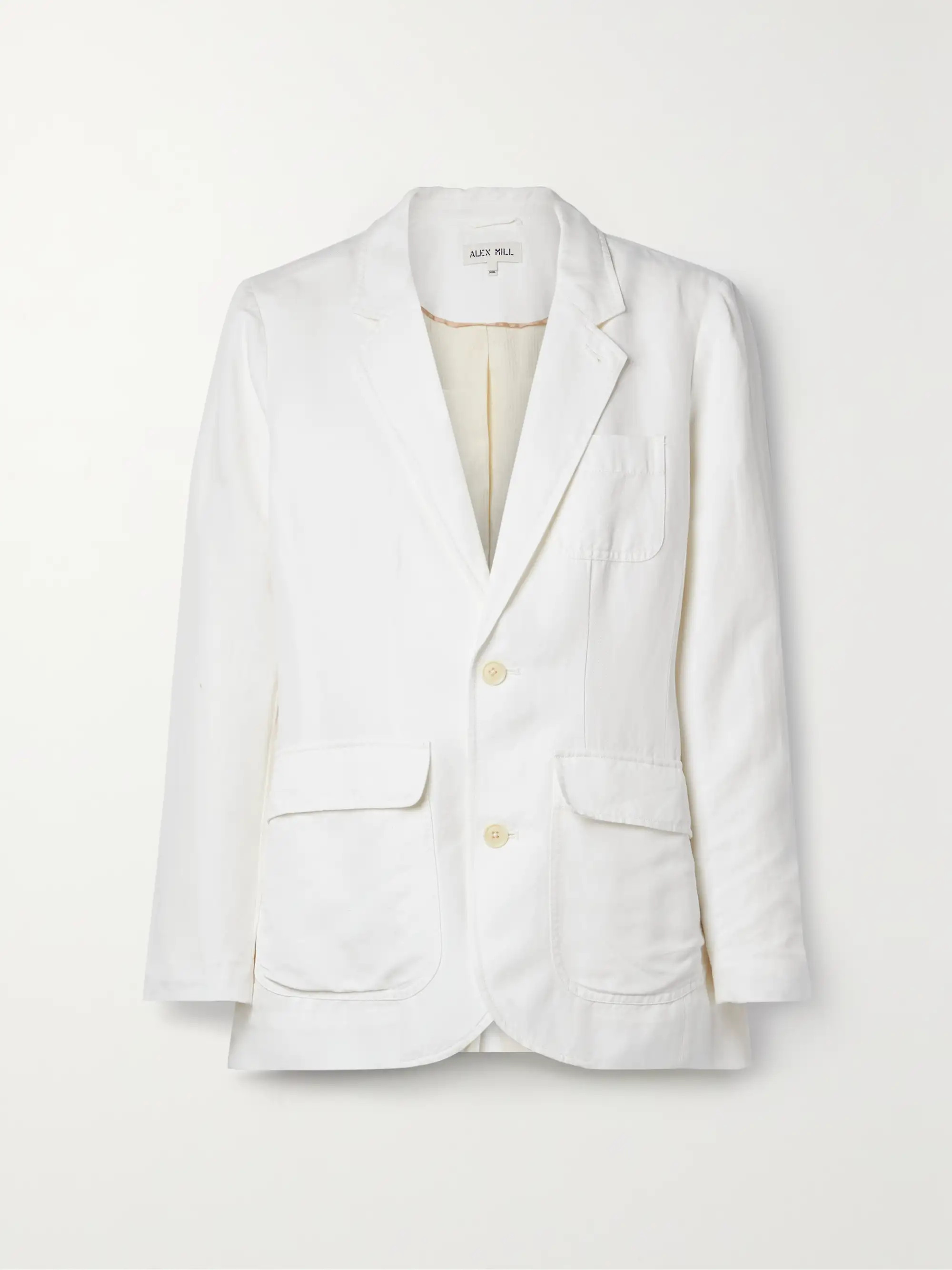 Meggie linen, TENCEL Lyocell and cotton-blend twill blazer | NET-A-PORTER (US)