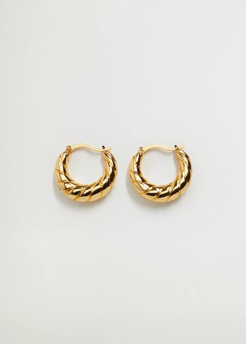 Geprägte Kreolen | MANGO (DE)