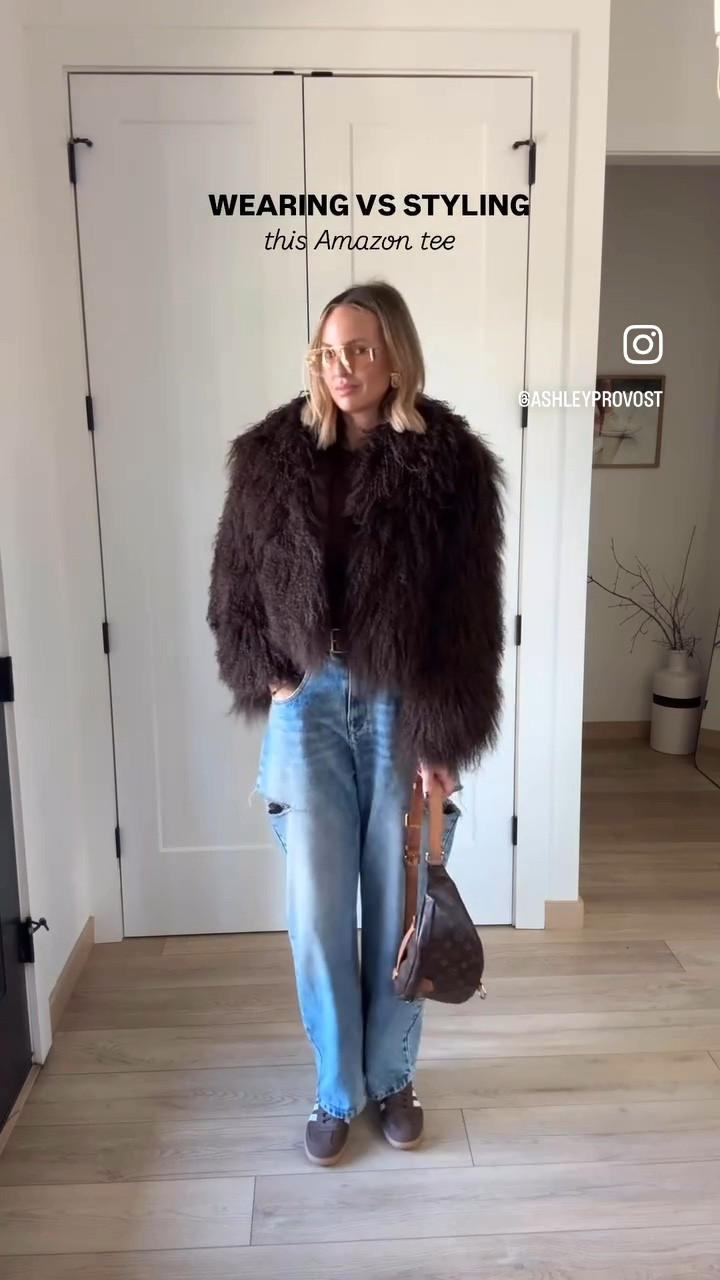 Wearing a sm in the tee. Jeans from TTS. Jacket is from @marthalouisluxe! She is the best and so affordable!

#LTKFindsUnder50 #LTKWatchNow #LTKStyleTip