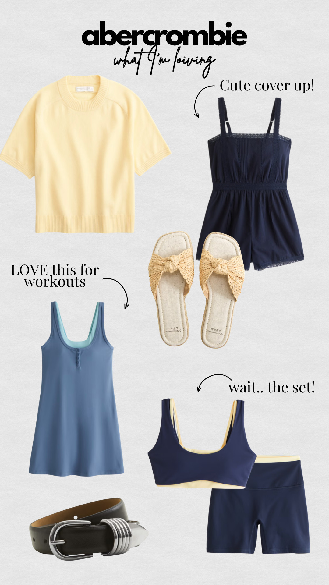 Abercrombie has been getting a lot of my attention lately.

@abercrombie #ltkwomens #ltkfinds #womensactive #summeroutfits

#LTKxAbercrombie #LTKootd #LTKActive