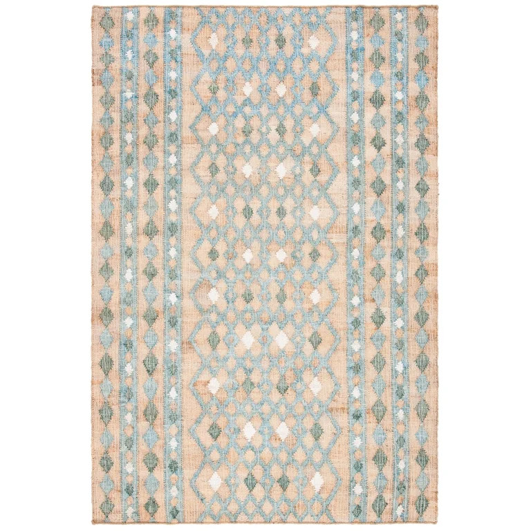 SAFAVIEH Kilim Kodey Tribal Area Rug, Natural/Blue, 8' x 10' | Walmart (US)