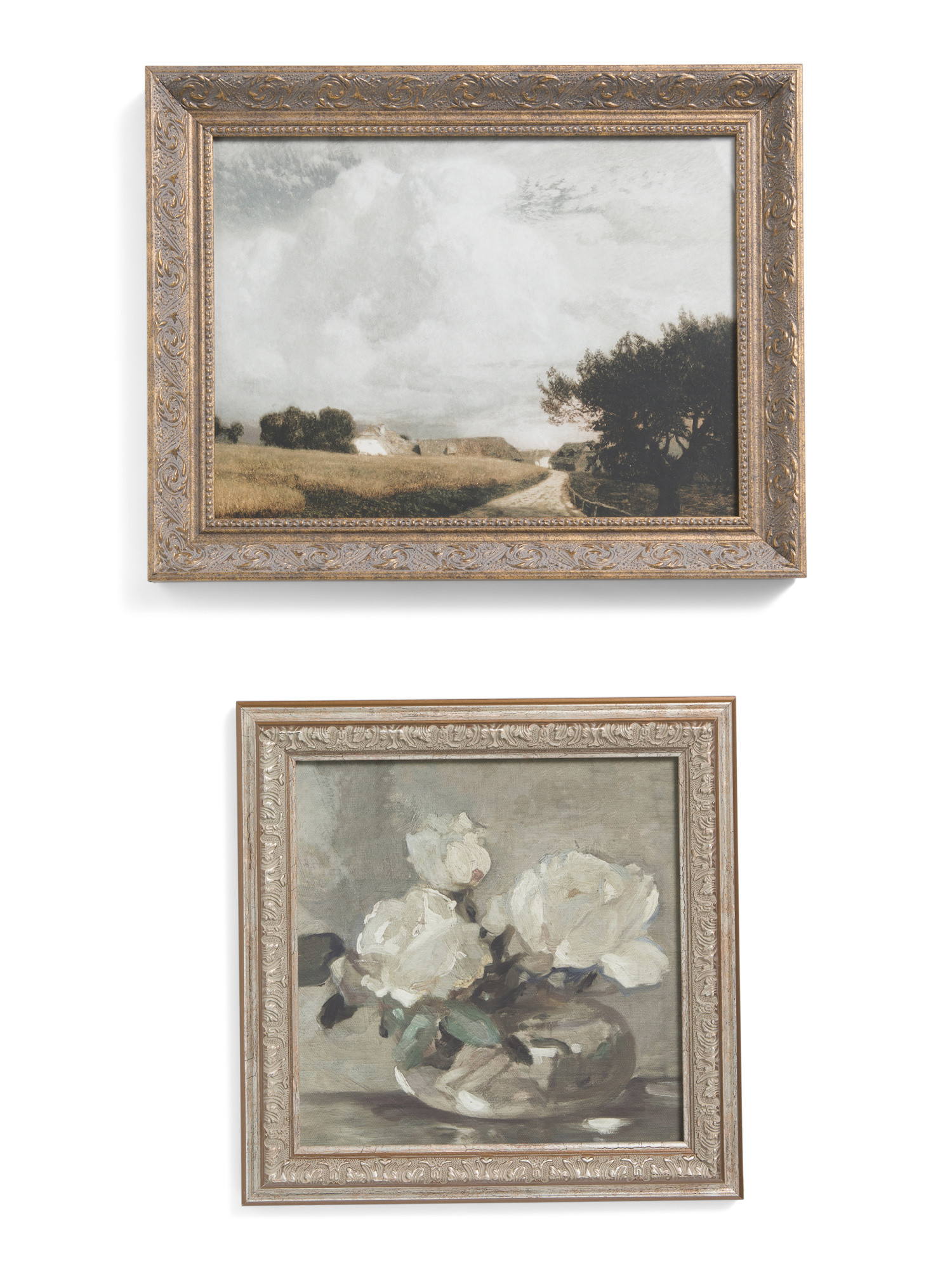 Set Of 2 14x11 And 11x11 Cloud And Floral Wall Art | Home | Marshalls | Marshalls