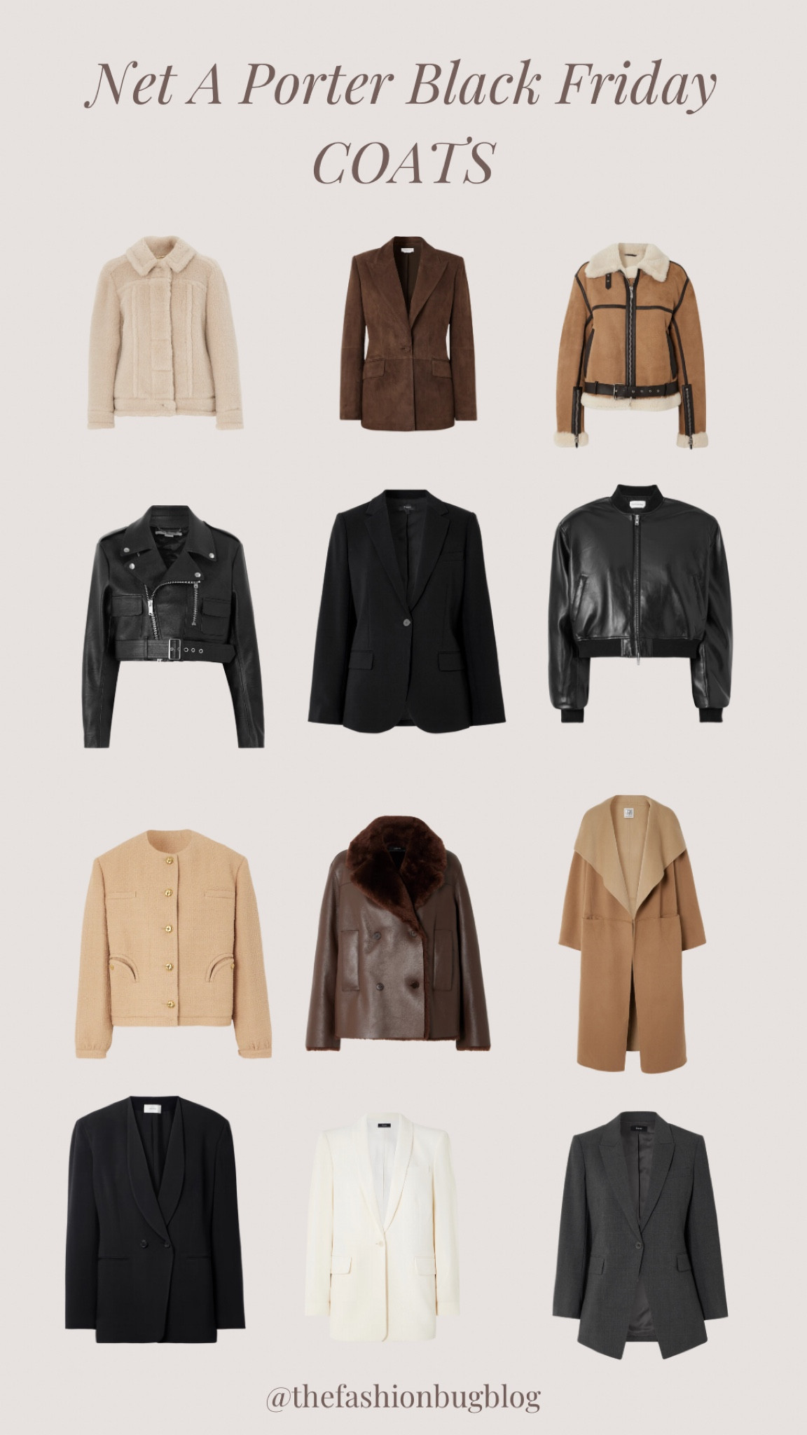 Black Friday net a Porter coats and jackets 