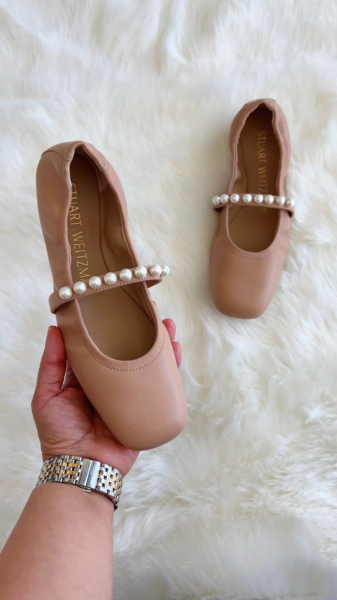 These ballet flat shoes are so pretty and I found them on sale! Love the pearl details and the leather is unbelievably soft! They run small so size up. There’s also a new style that’s part of this year’s NSALE that has rhinestones instead of pearls and they are just as pretty! Linked both versions here! 

#LTKSaleAlert #LTKShoeCrush #LTKTravel