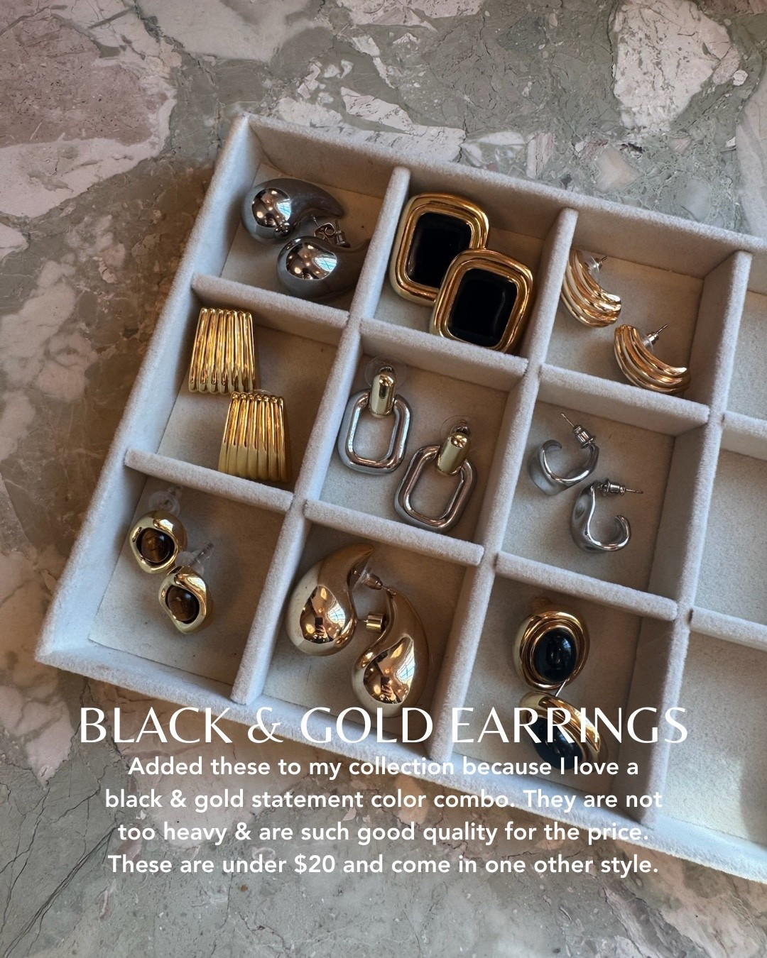 AMAZON JANUARY BESTSELLERS ✨
2. Black & Gold Earrings



#LTKootd #LTKValentine #LTKHome