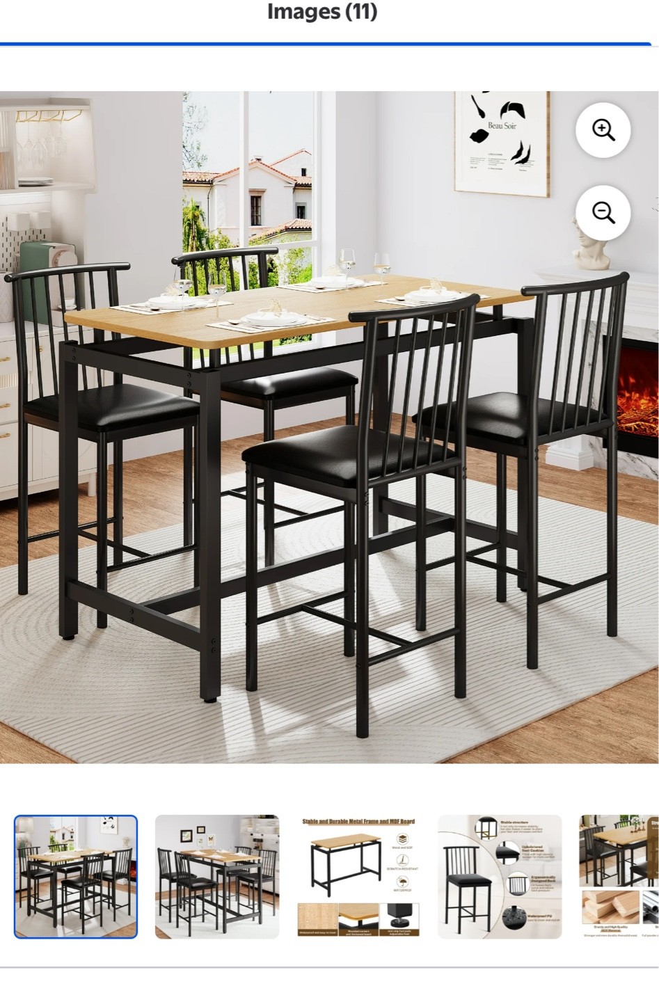 High top table and chairs that I use in my classroom. 

#LTKHome