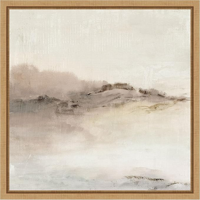 Amanti Art Framed Canvas Wall Art 16x16 Blush Horizon I by Isabelle Z, Framed Wall Art Canvas, Ab... | Amazon (US)