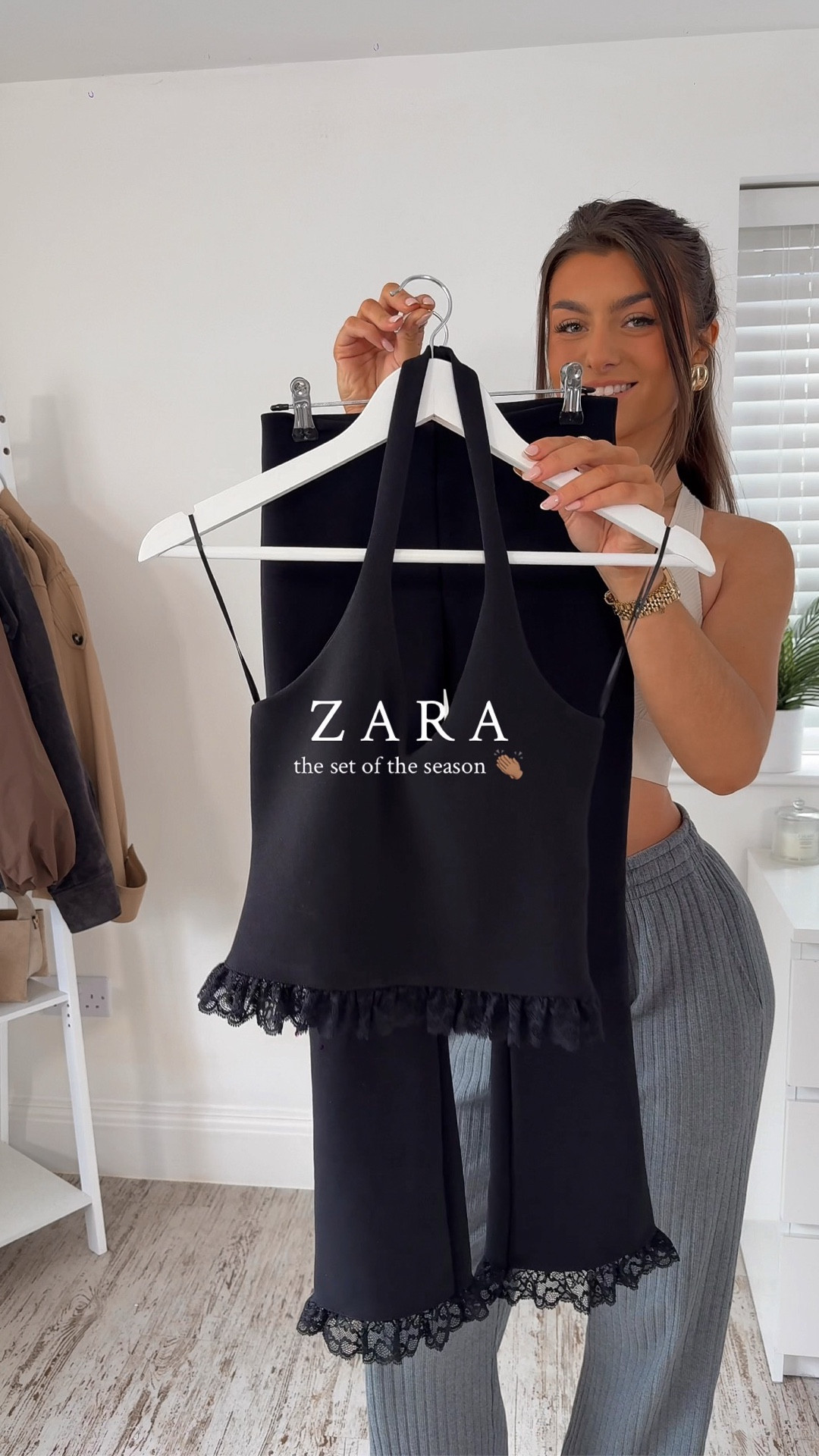 THE Zara set 👏🏽👏🏽🖤

#LTKeurope #LTKstyletip #LTKspring