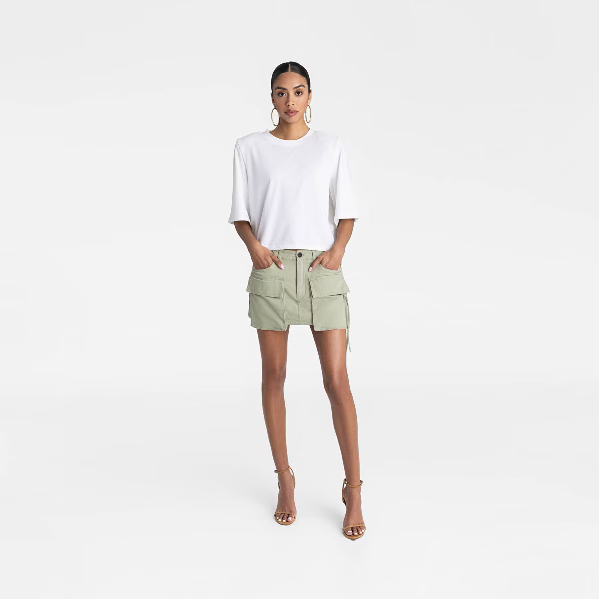 KBB by KAHLANA Women's 'The Cargo Mini Skirt' | Target