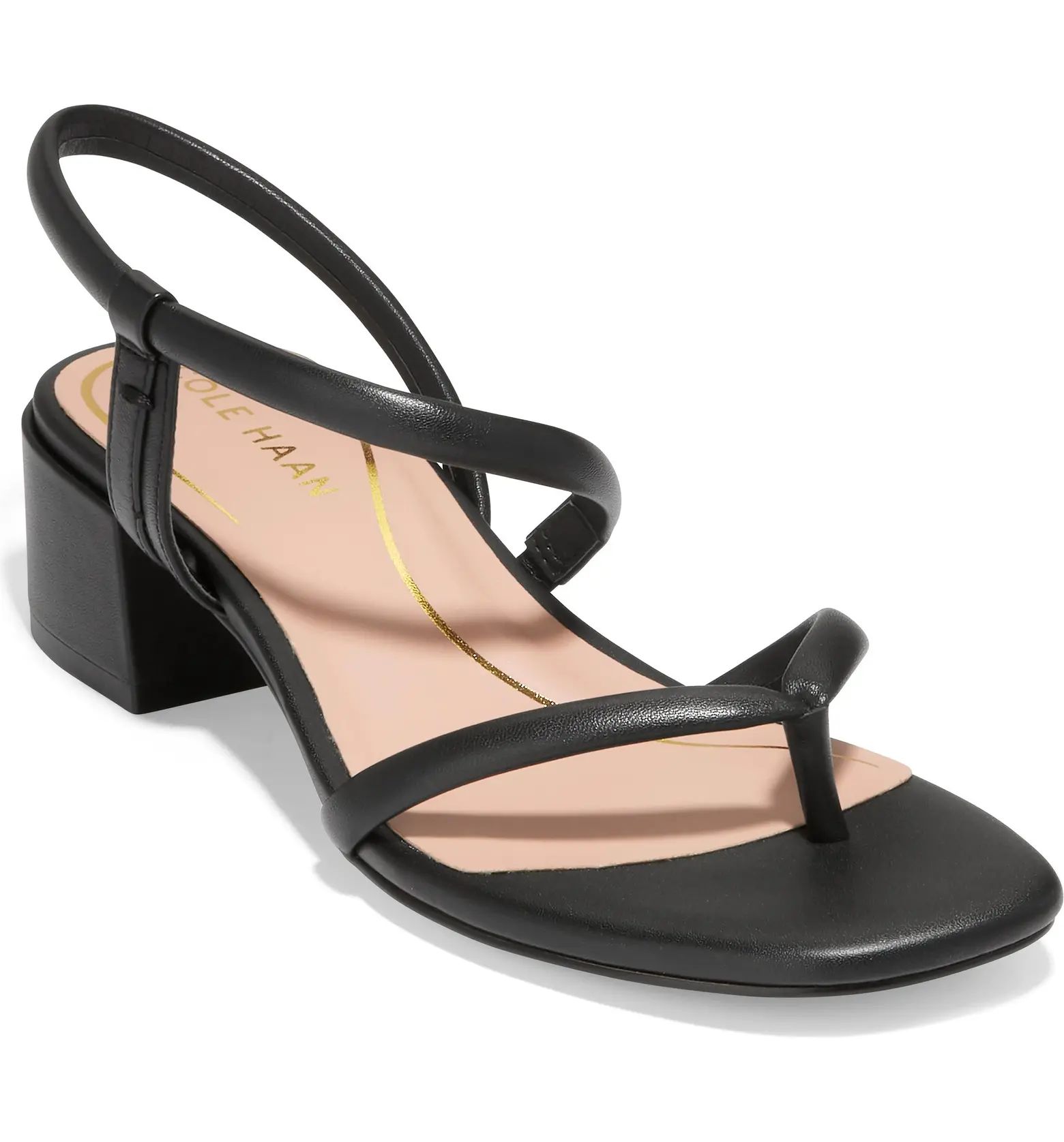 Calli Thong Block Heel Sandal (Women) | Nordstrom