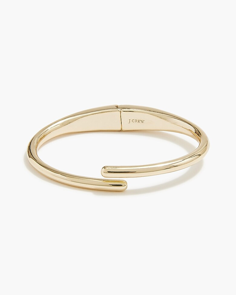 Gold hinge bangle bracelet | J.Crew Factory