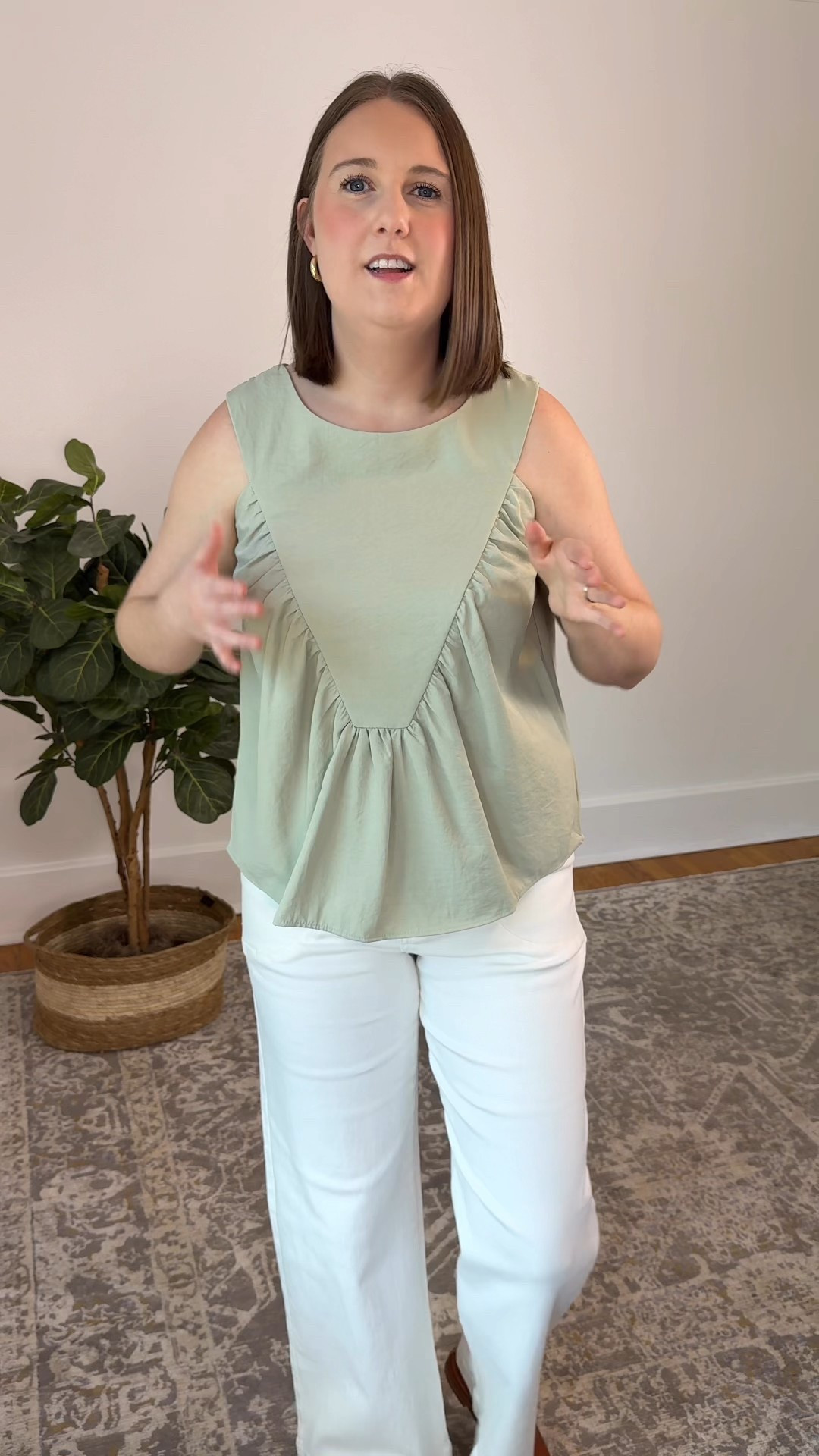 Amazon business casual outfit! Love how designer this top looks!

#LTKWorkwear #LTKU #LTKStyleTip