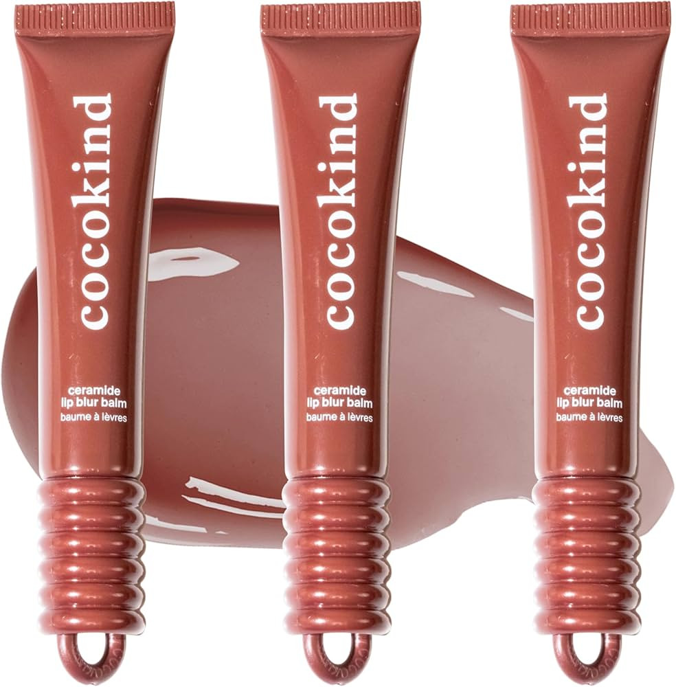 Cocokind Ceramide Lip Blur Balm, Be You - Rich Brown Hydrating Lip Balm with Ceramides & Peptides... | Amazon (US)