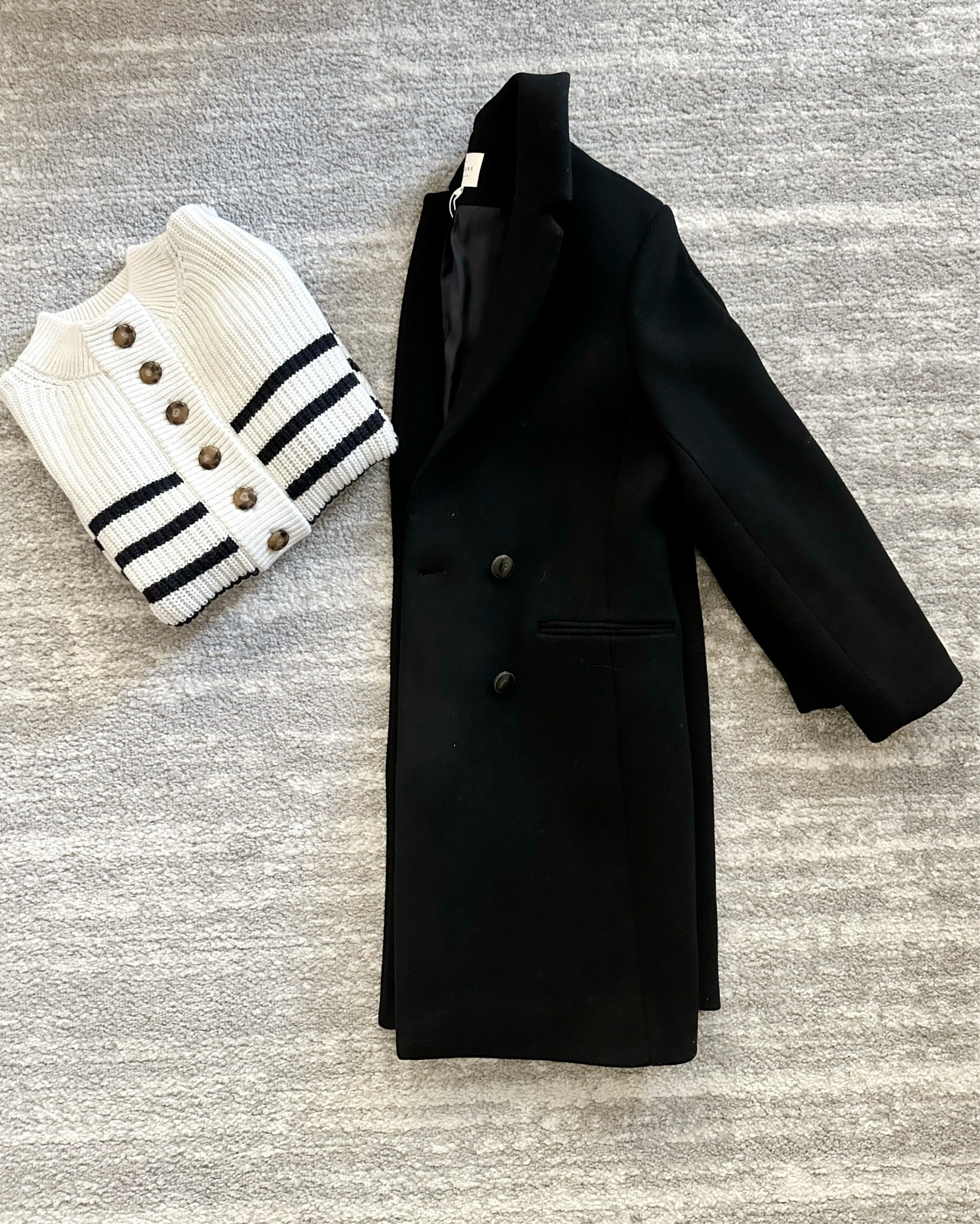 #mailday from sézane!! love this chunky striped sweater and the coat is 💯 sweater size small, johnson coat size 4 #gifted ✌️ {12.21.24}

#LTKSeasonal #LTKOver40