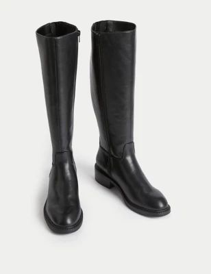 Riding Flat Knee High Boots | M&S Collection | M&S | Marks & Spencer IE