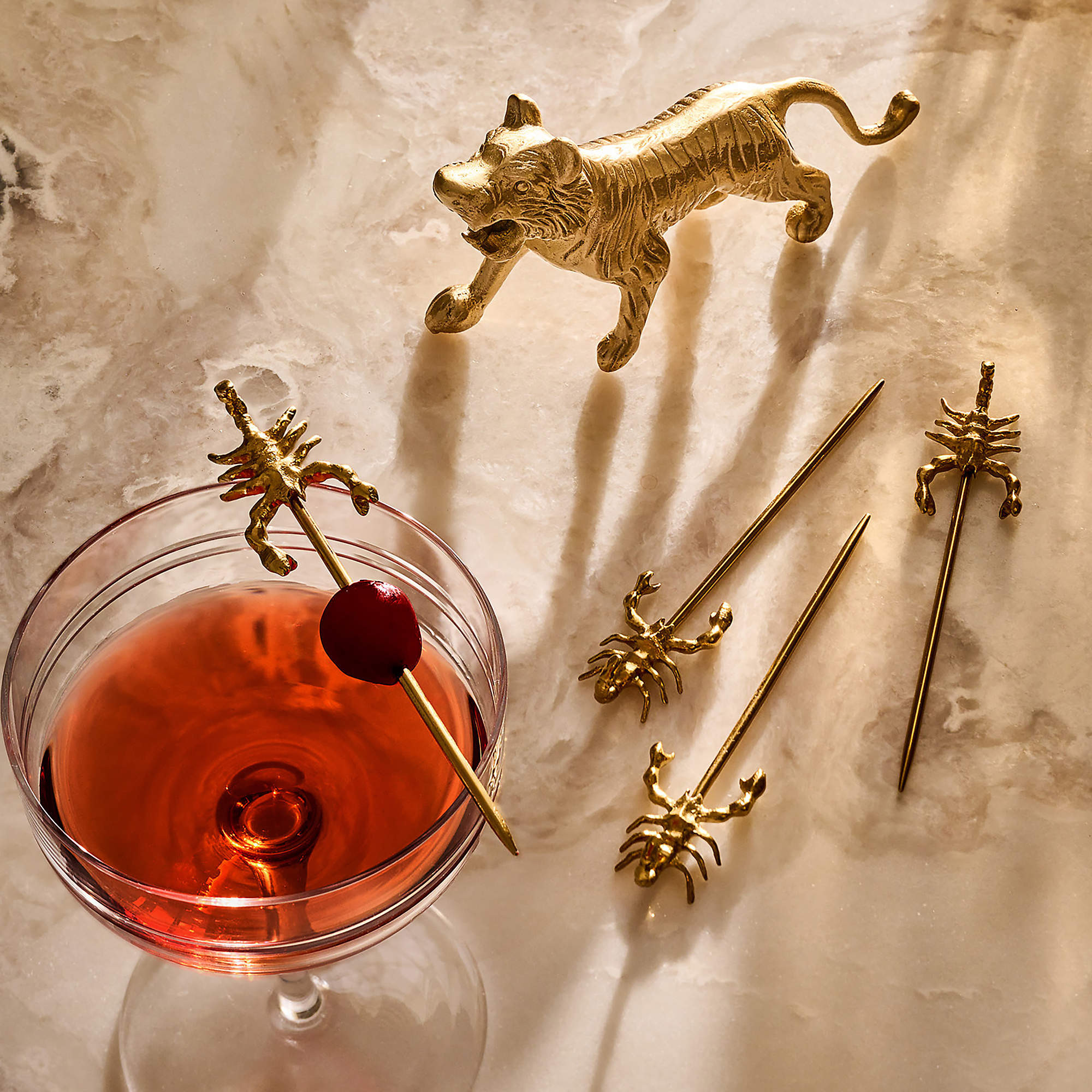 Imani Modern Brass Tiger Bottle Opener + Reviews | CB2 | CB2