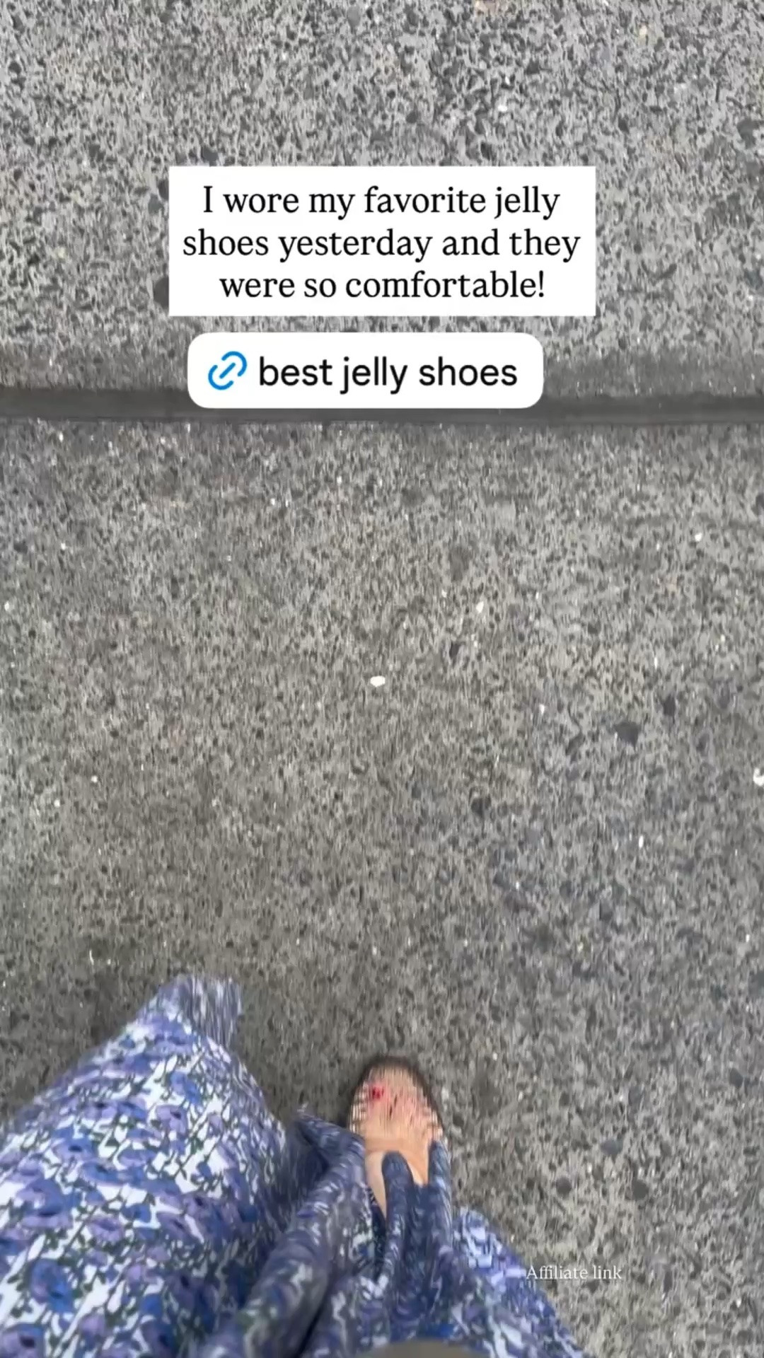 I wore my favorite jelly 
shoes yesterday and they
were so comfortable!  

#jellyshoes

#LTKdayinmylife #LTKstorytime #LTKOver40