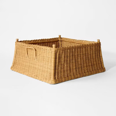 Basket Woven Christmas Tree Collar - Threshold™ designed with Studio McGee | Target