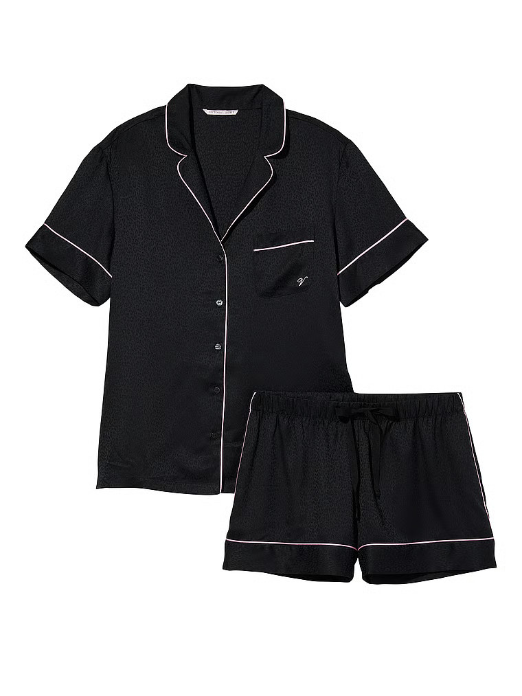 Satin Short Pajama Set | Victoria's Secret (US / CA )
