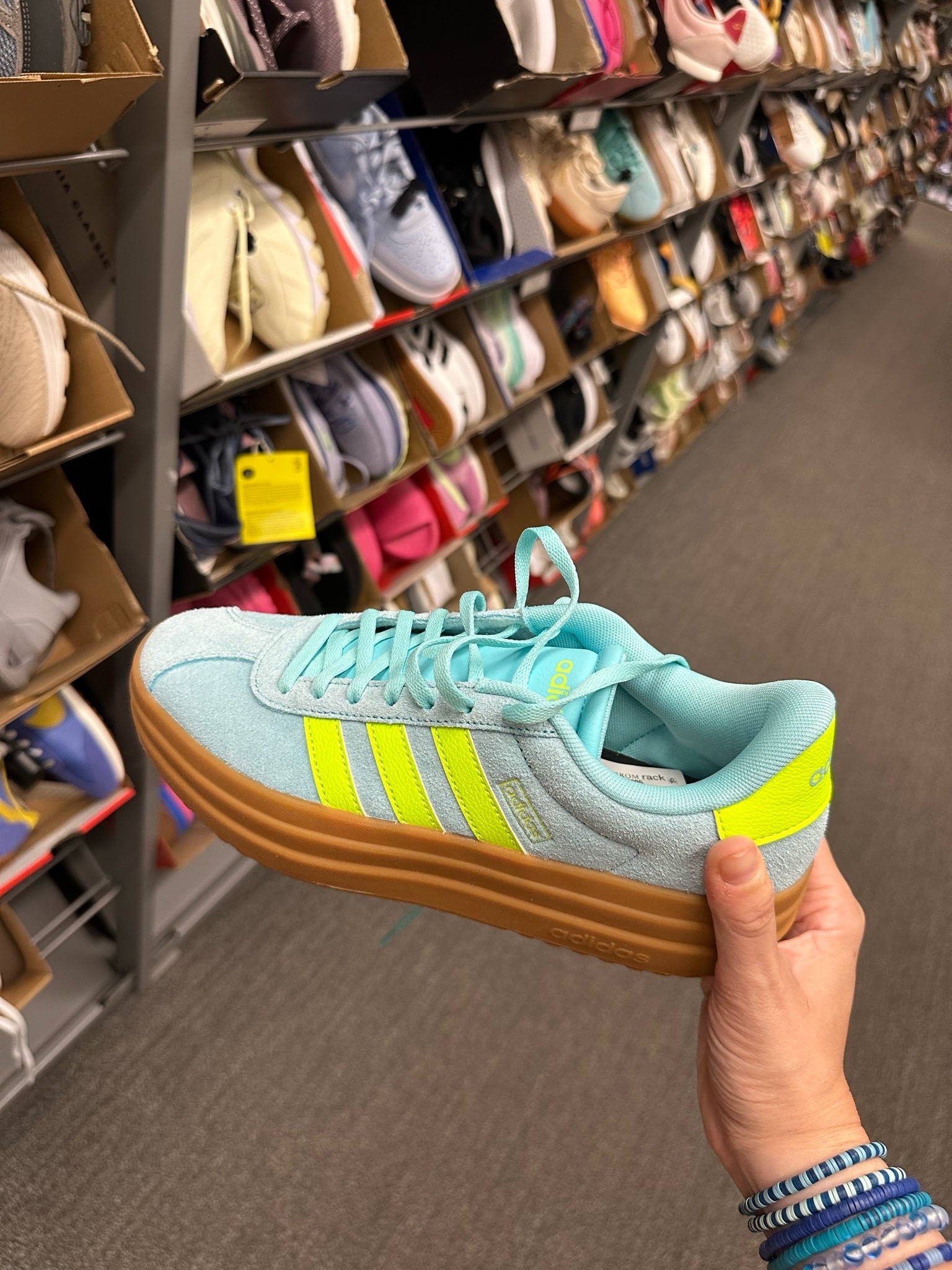 Love these turquoise & lime green sneakers for spring! Such fun colors! These are on sale for $62! They range from sizes 5-11!

#LTKSaleAlert #LTKActive
