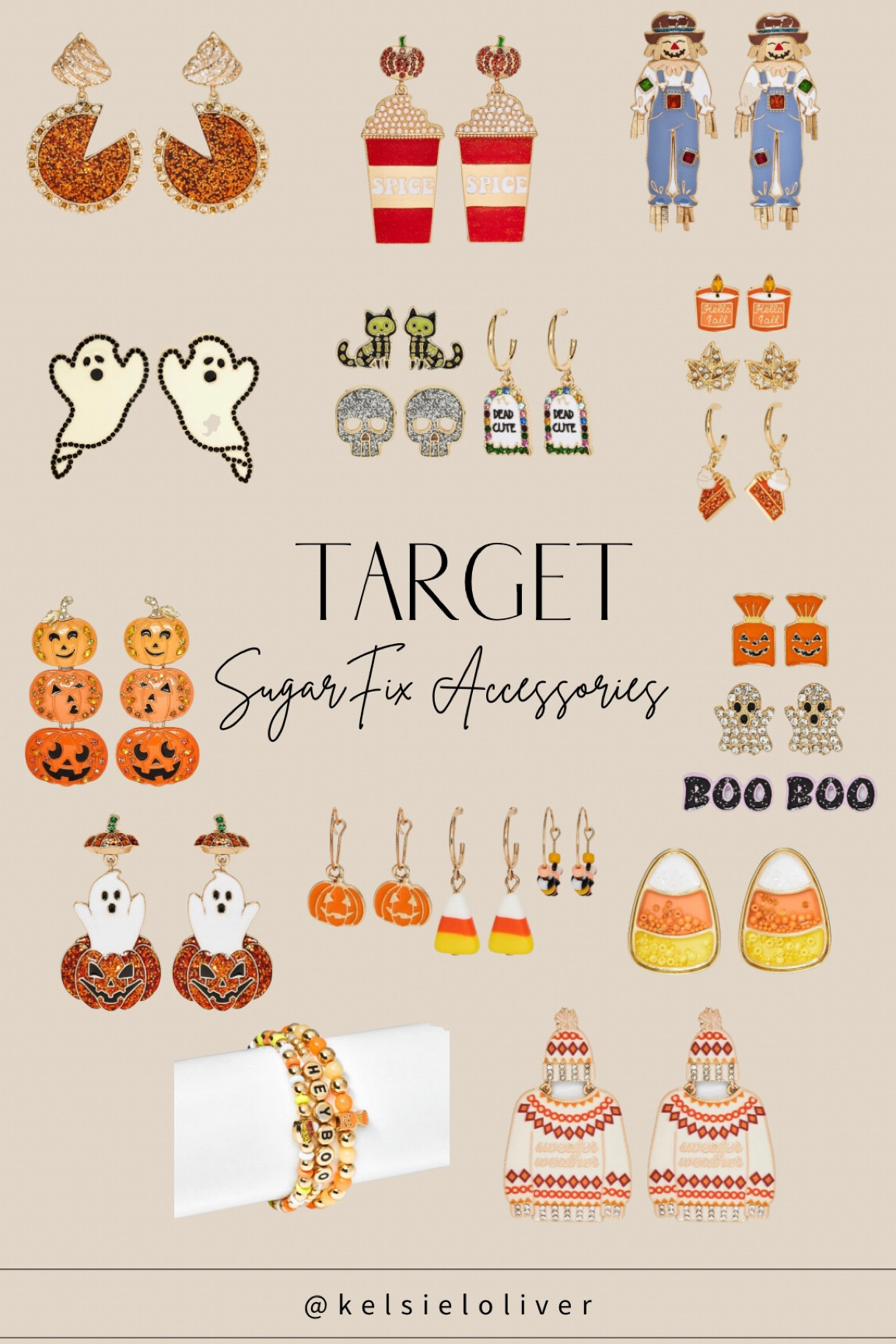 I’m obsessed with Target’s new SugarFix earrings and bracelets! Baublebar is killing it!🎃✨ 

#LTKSeasonal #LTKstyletip #LTKHalloween