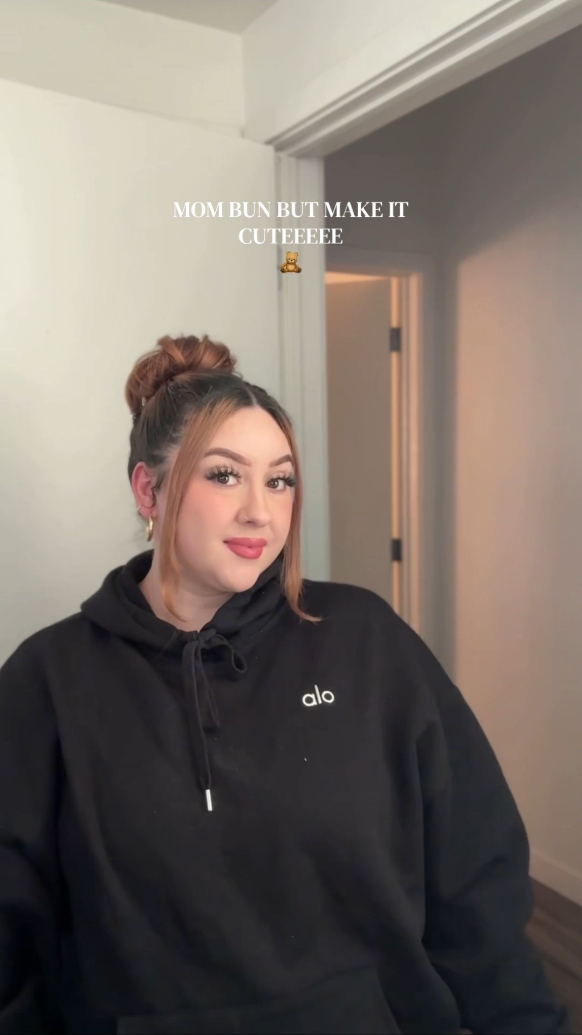 Mom bun but make it cute 🤍✨



#LTKU #LTKmomlife #LTKootd