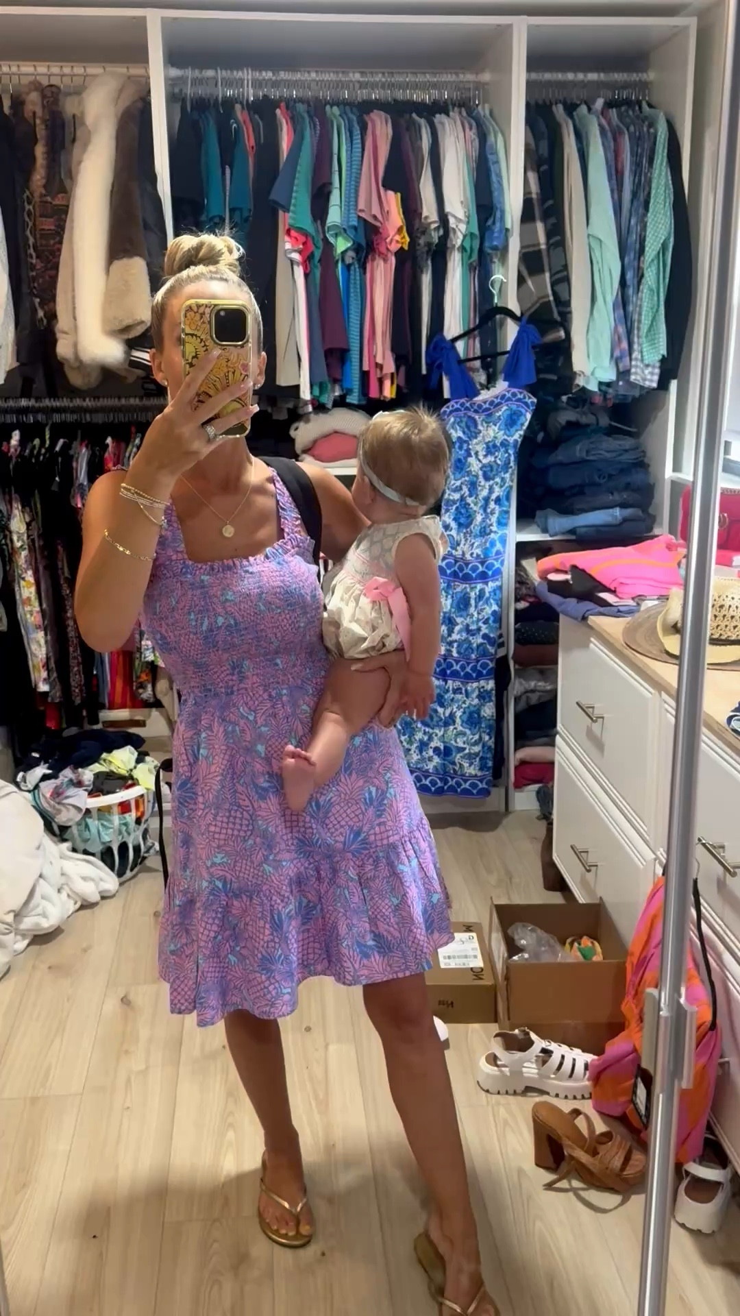 Love this smocked dress for summer. Wearing XS  

#LTKOver40 #LTKselfcare #LTKootd
