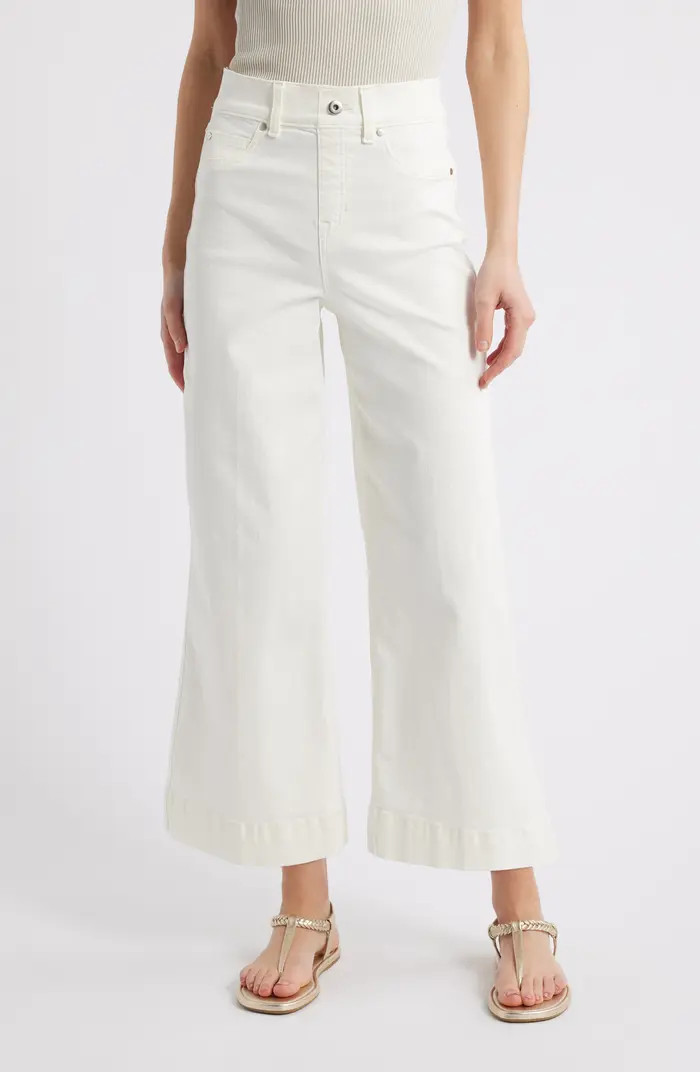 SPANXshape™ EveryWear Cropped Wide Leg Jeans | Nordstrom
