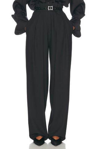 High Waist Pleated Suit Trouser | FWRD 
