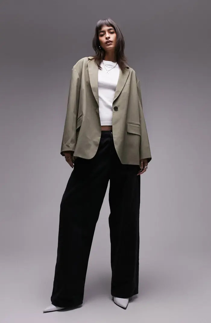 Extreme Oversize Grandad Blazer | Nordstrom