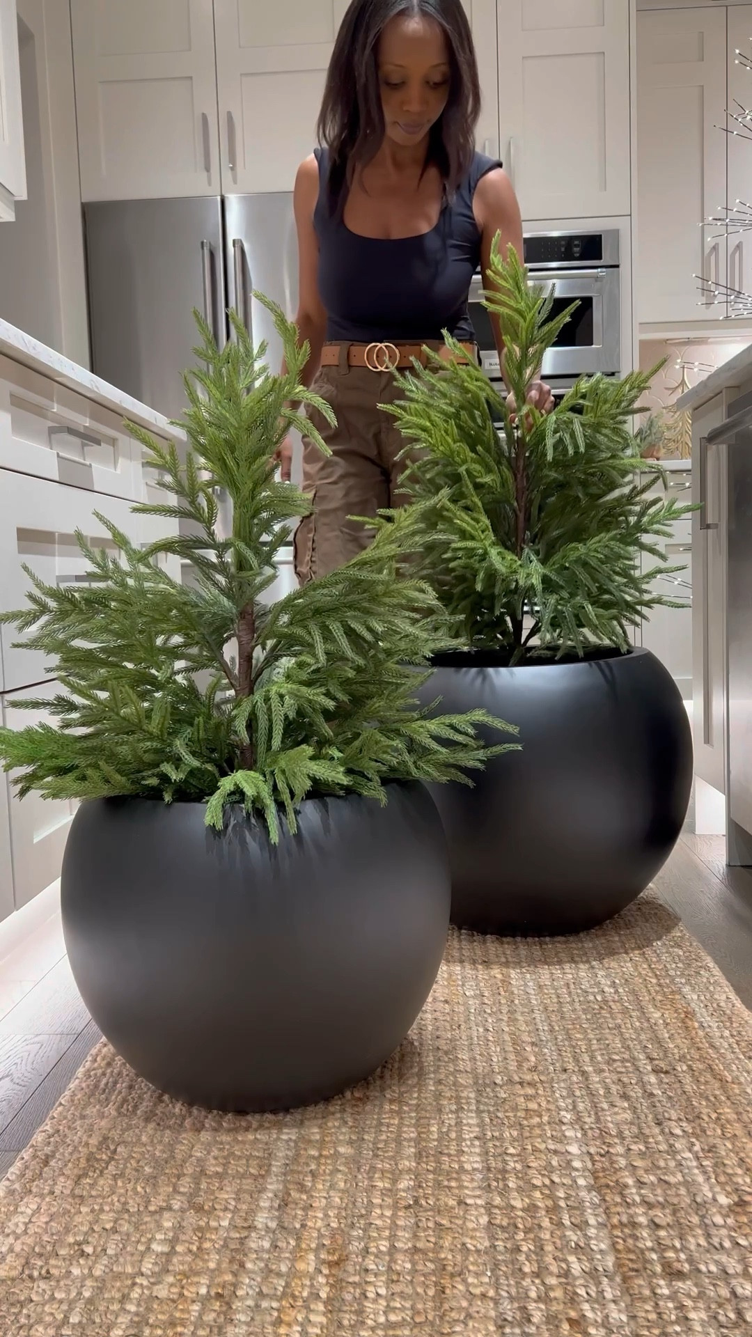  Check out these planters from Amazon!!! 🤌🏽They are  gorgeous! 🥰 I got the large size and medium to create this look. You can even use these for  Christmas tree! 💕

#LTKmidsize #LTKstyletip #LTKHoliday