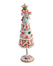 14in Gingerbread Cone Tree | TJ Maxx