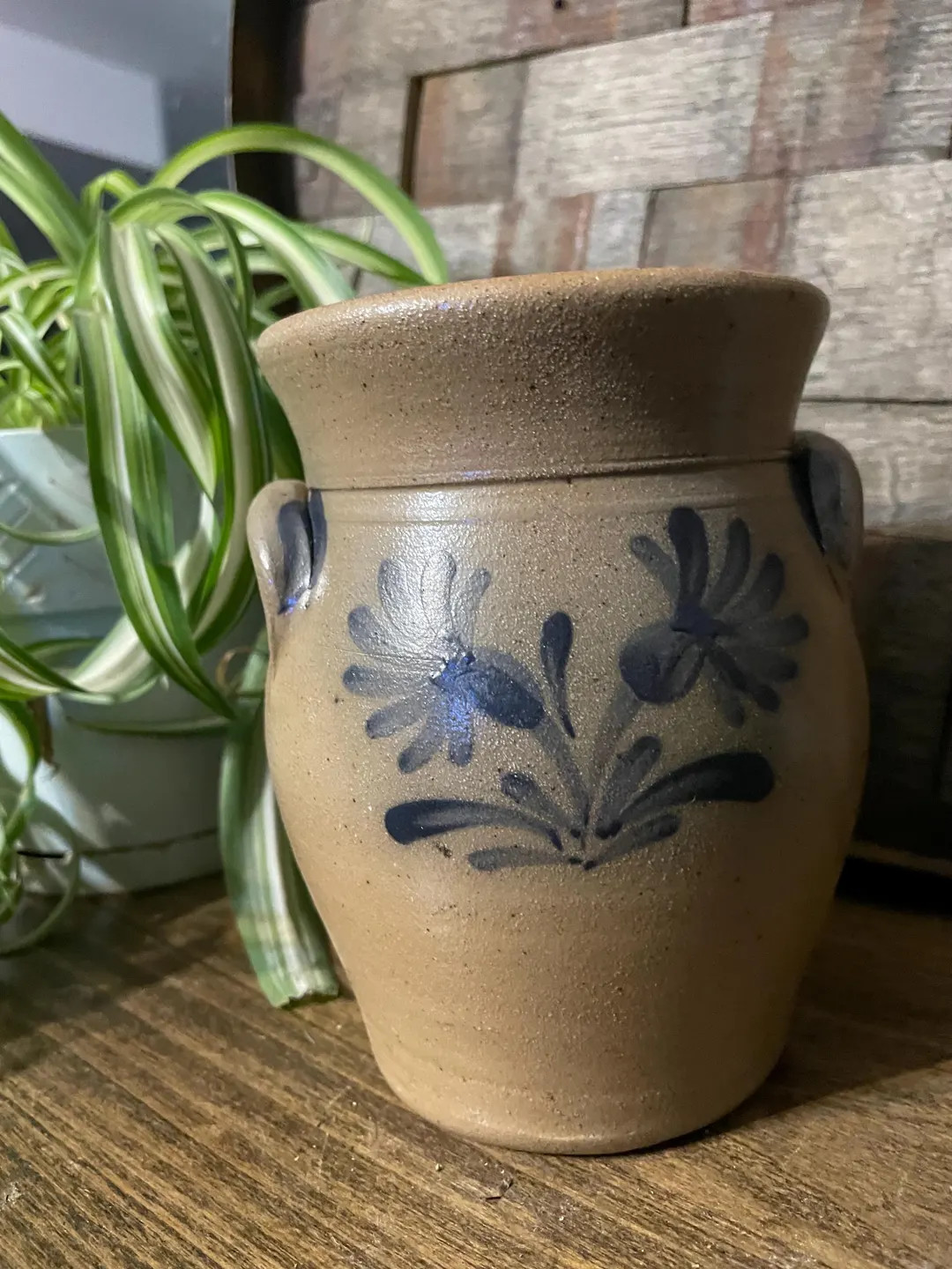Rowe Pottery Works 1991 Small Double Flowered Crock 6" Tall Blue Salt Glaze - Etsy | Etsy (US)