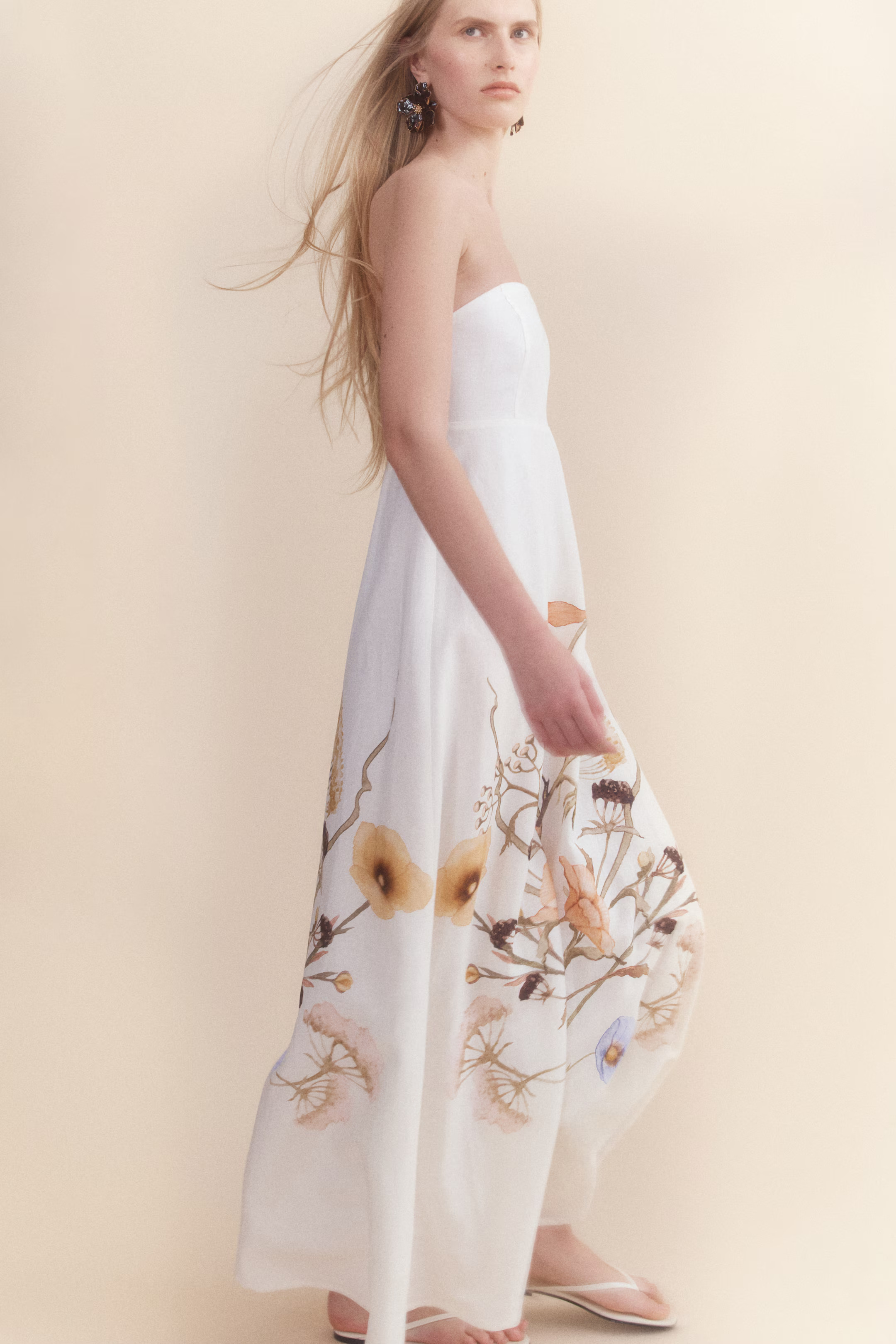 Abito a fascia in misto lino | H&M (FR, IT, ES, PT, BE)