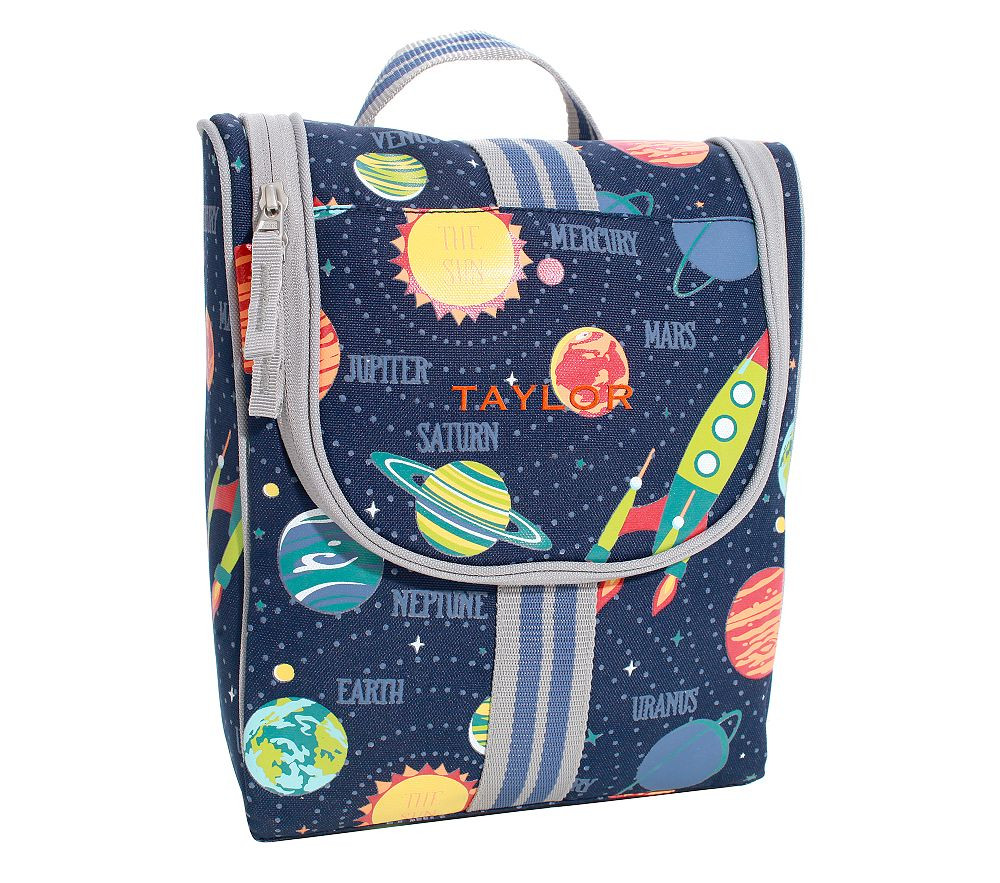 Mackenzie Navy Solar System Glow-in-the-Dark Toiletry Bag | Pottery Barn Kids