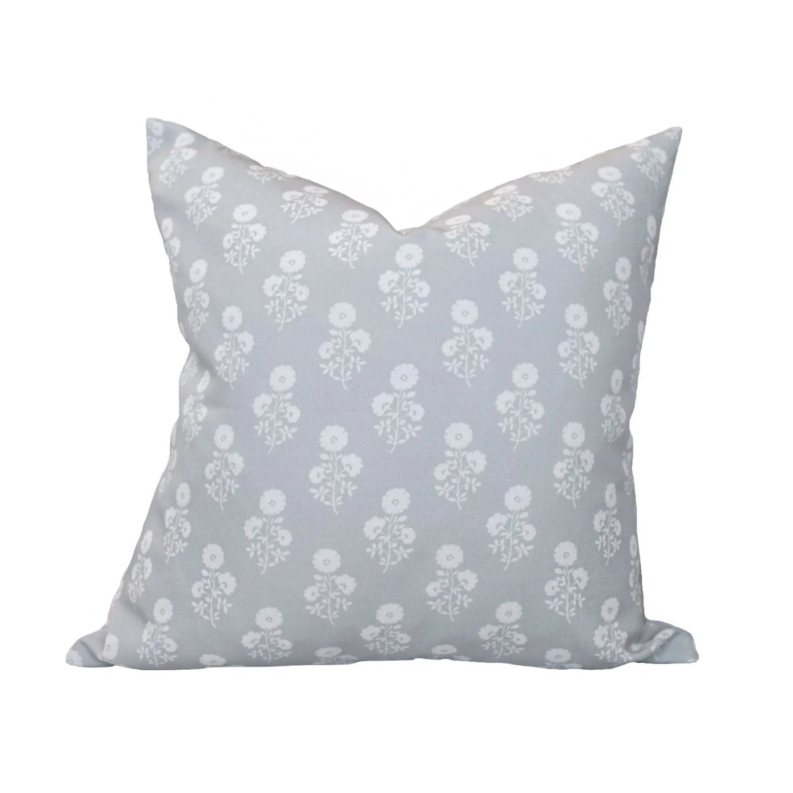 Julia Floral Pillow in Stone Grey | Brooke and Lou