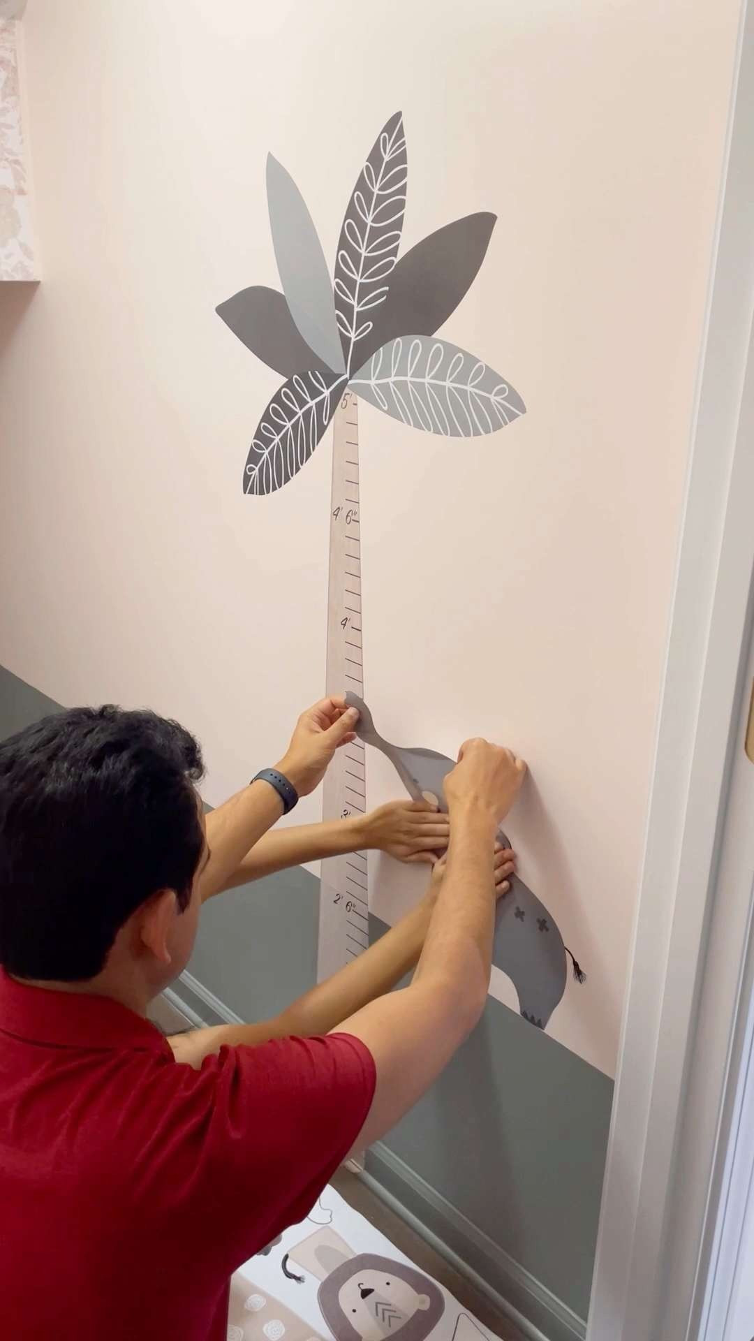 Jungle Safari Tree growth chart!! 

 #LTKHome #LTKKids