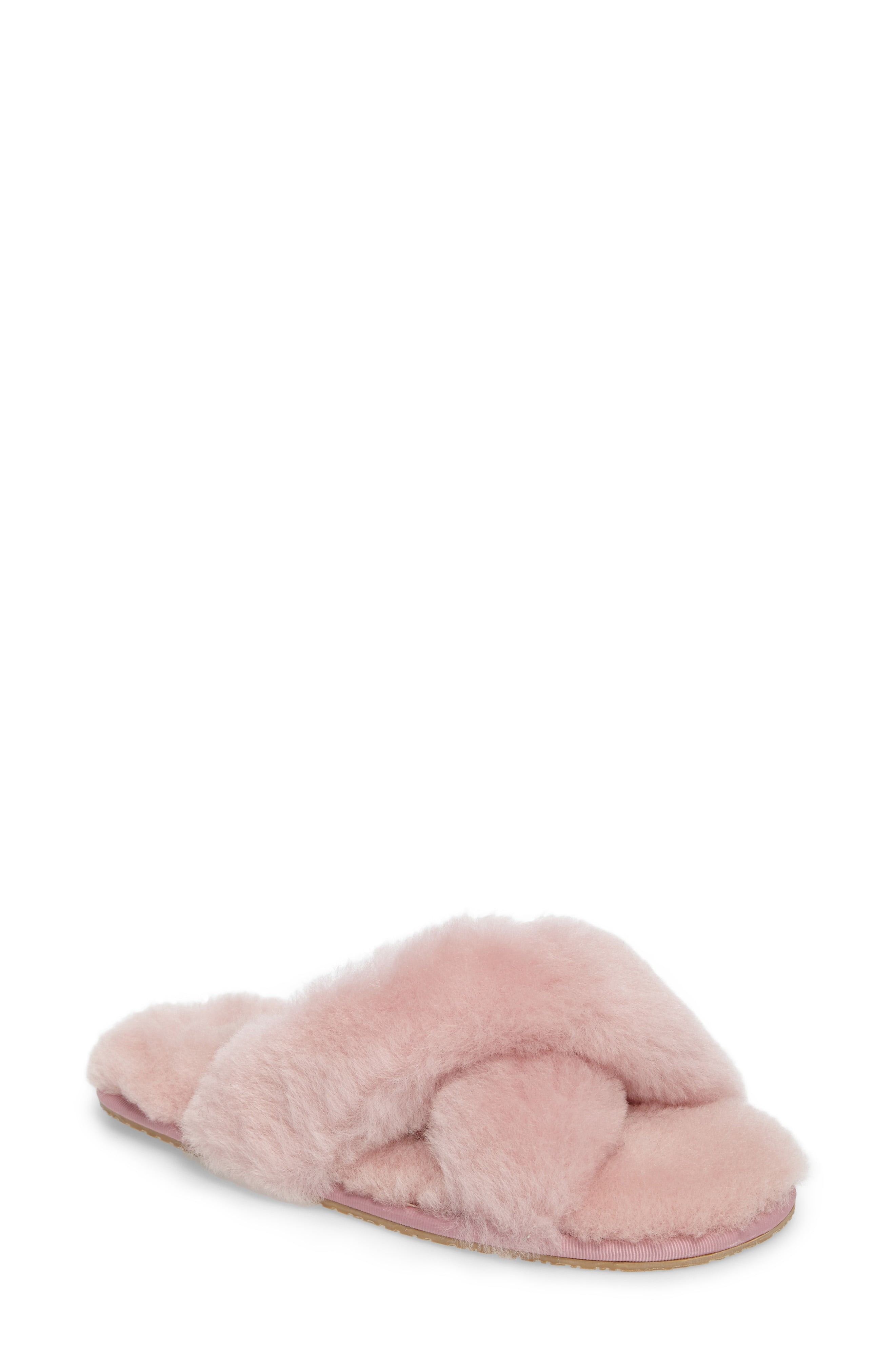 Women's Patricia Green Mt. Hood Genuine Shearling Slipper, Size 6 M - Pink | Nordstrom