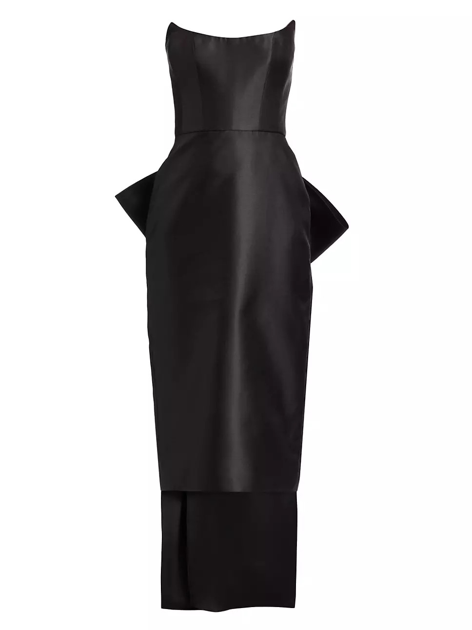 Pointed Strapless Bow Cocktail Dress | Saks Fifth Avenue