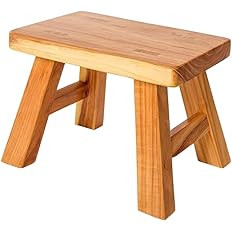 Sturdy Step Stool Footstool Solid Wooden 11 inch for Kids Adults Plant Stand Plant Stand Fishing ... | Amazon (US)