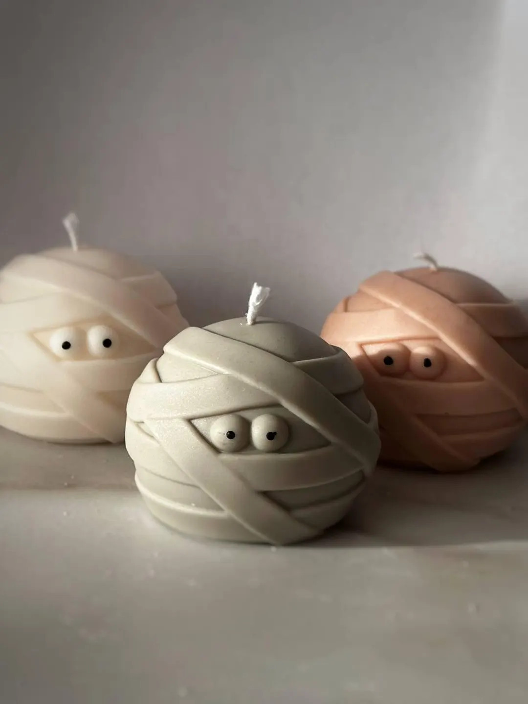 Mummy Ghost Candles, Halloween Mummy Ghosts, Halloween Decoration,spooky Candles, Halloween Candl... | Etsy (US)
