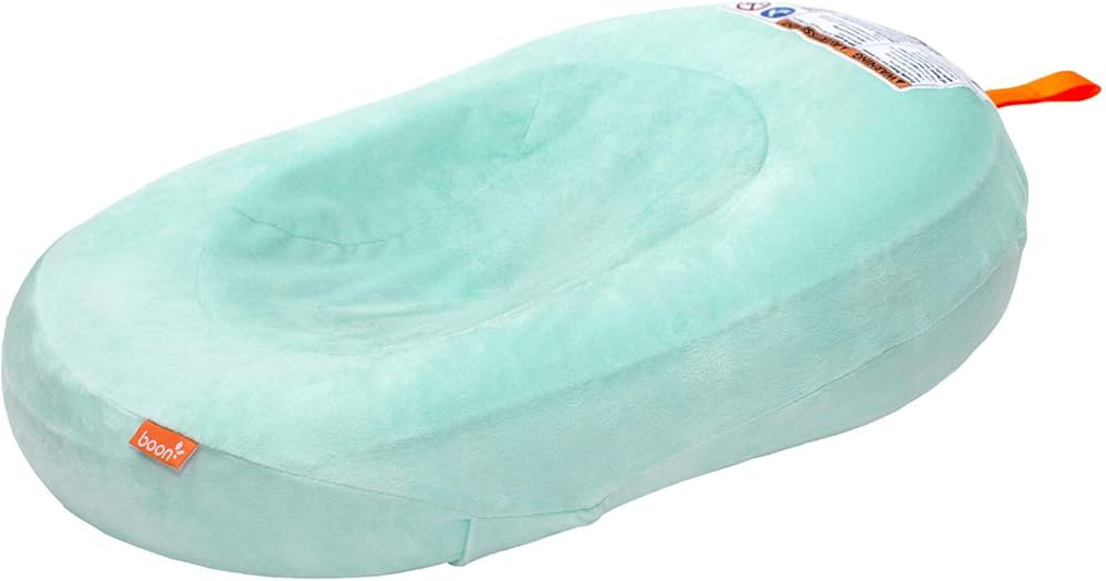 Boon Puff Inflatable Baby Bather - Infant Bathtub Includes Microfleece Cover and Contoured Sides ... | Amazon (US)