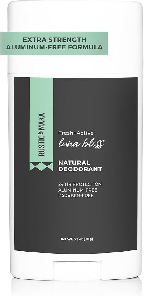 Rustic MAKA Natural Deodorant Stick for Women - Luna Bliss, Extra Strength Odor Protection, Alumi... | Amazon (US)
