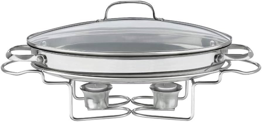 Cuisinart 7BSO-34 Stainless 13-1/2-Inch Oval Buffet Servers, Silver | Amazon (US)