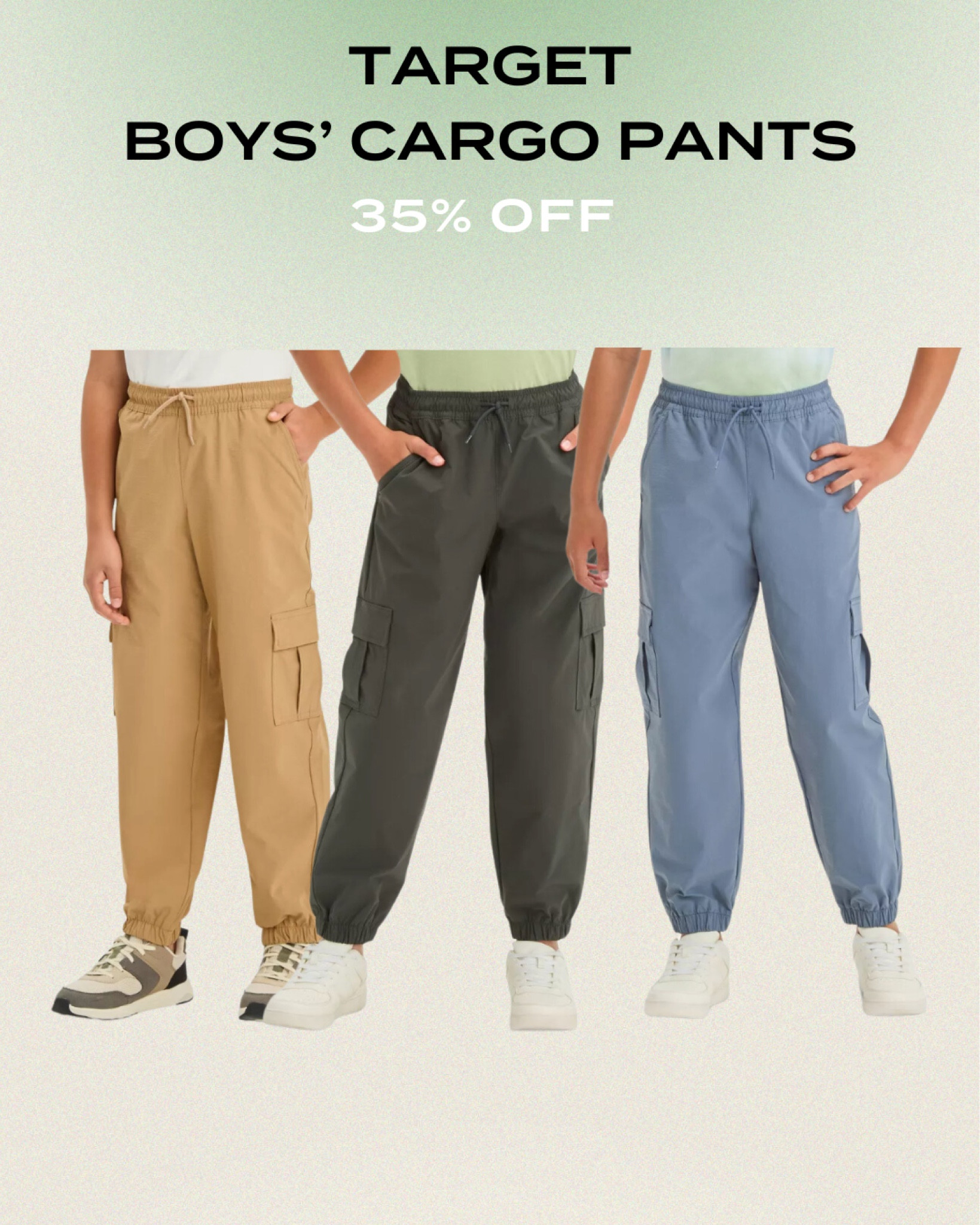These boys’ cargo pants are only $13 right now! Such a great deal and super cute

#LTKSaleAlert #LTKStyleTip #LTKKids