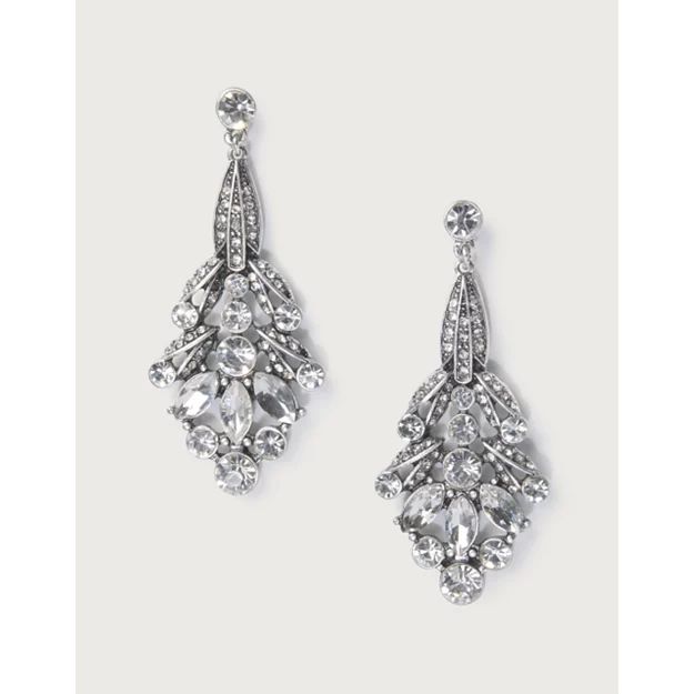 Sparkle Deco Statement Earrings | The White Company (UK)