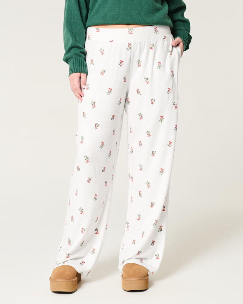 Cozy Long-Sleeve Pajama Shirt | Hollister (US)