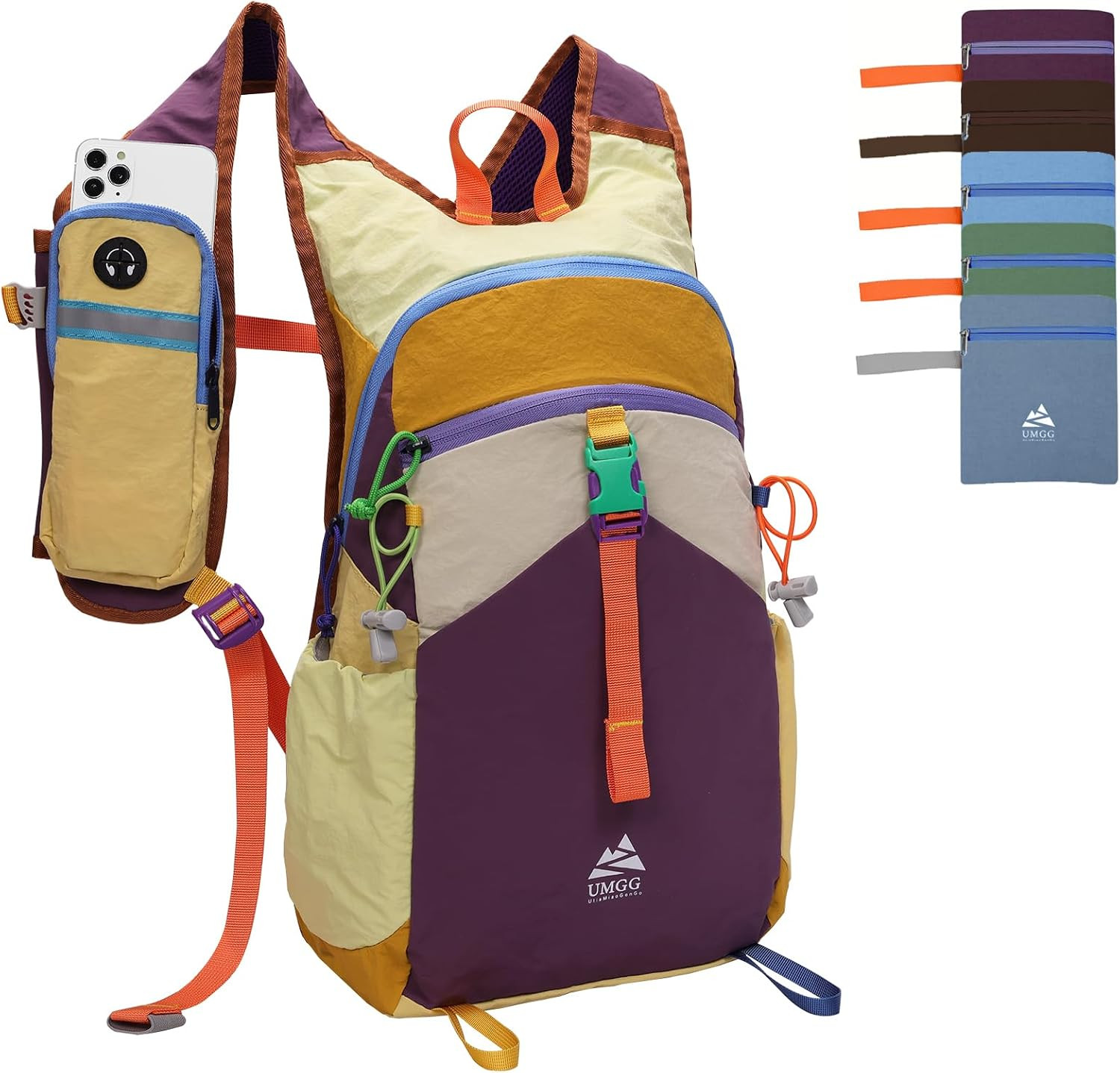 15L Small Hiking Backpack Travel Daypack Colorful Lightweight Packable Foldable Casual Backpack for Women Men | Amazon (US)